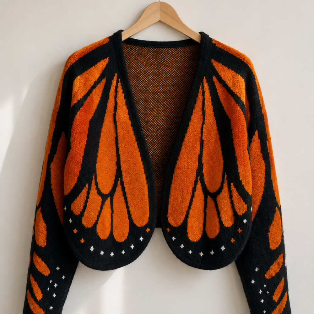 MONARCH | BUTTERFLY CARDIGAN