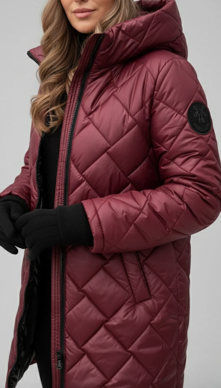 Bogna | Warm Quilted Hooded Jacket