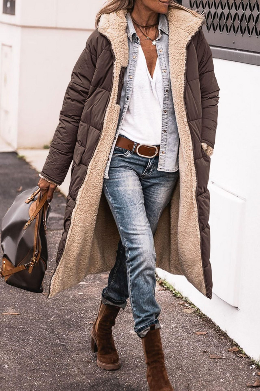 Laluna | Reversible Long Coat