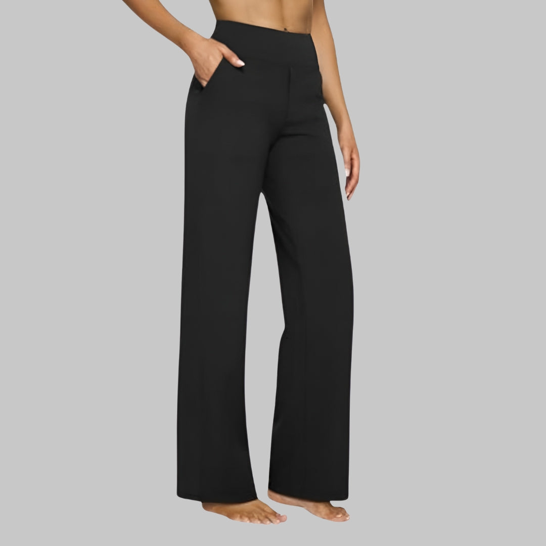 Klara | Comfort Stretch Wide-Leg Pants