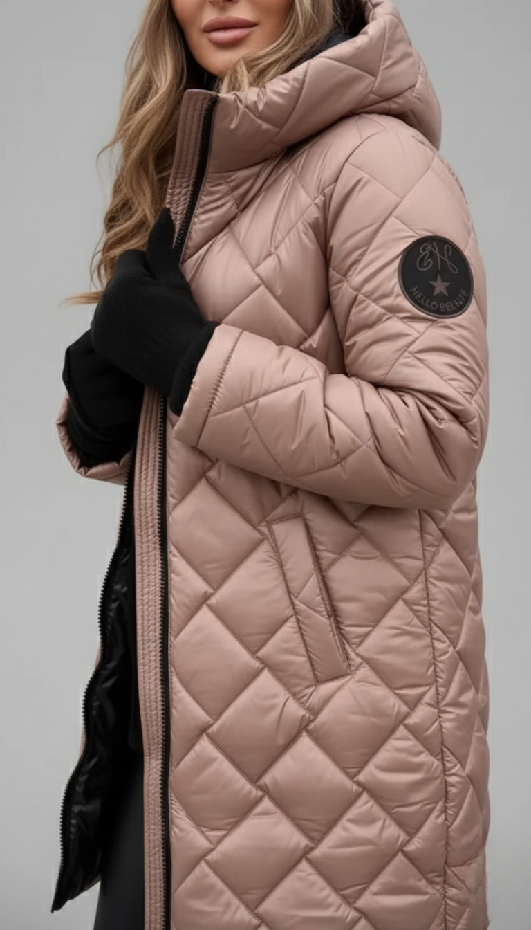 Bogna | Warm Quilted Hooded Jacket