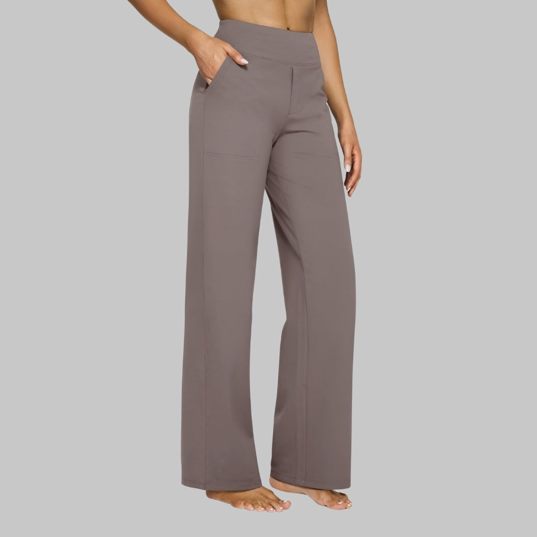 Klara | Comfort Stretch Wide-Leg Pants