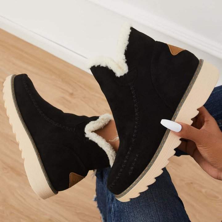 Nora | Waterproof Fur-Lined Winter Ankle Boots