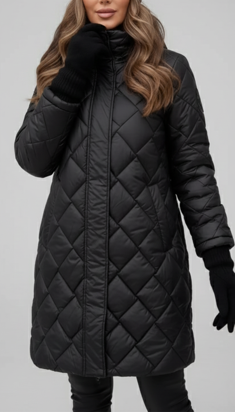 Bogna | Warm Quilted Hooded Jacket