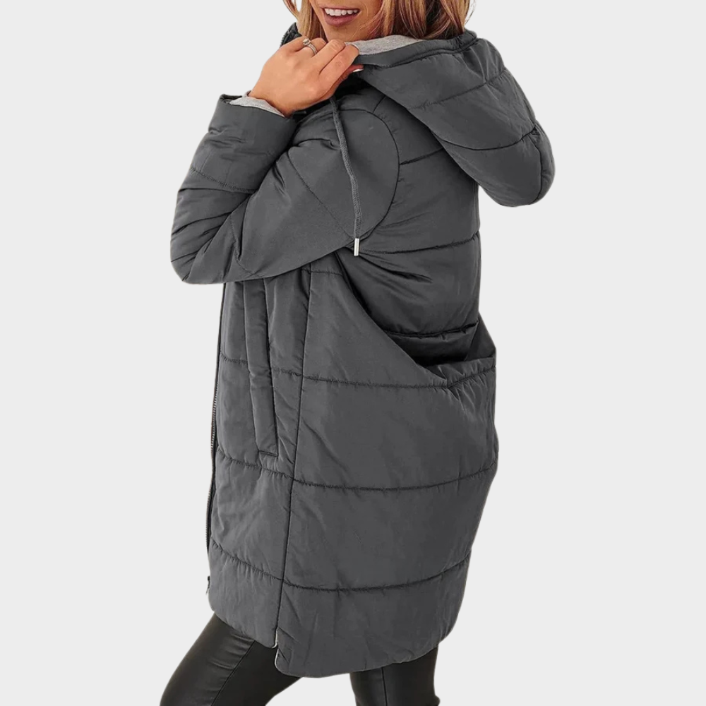 Fiora | Casual Hooded Puffer Jacket