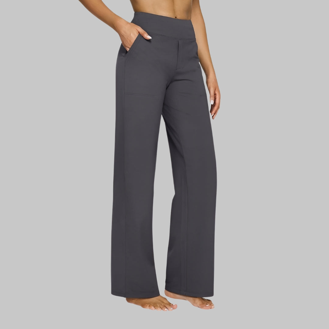 Klara | Comfort Stretch Wide-Leg Pants