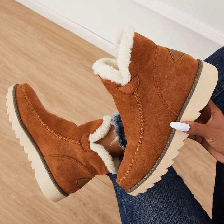 Nora | Waterproof Fur-Lined Winter Ankle Boots