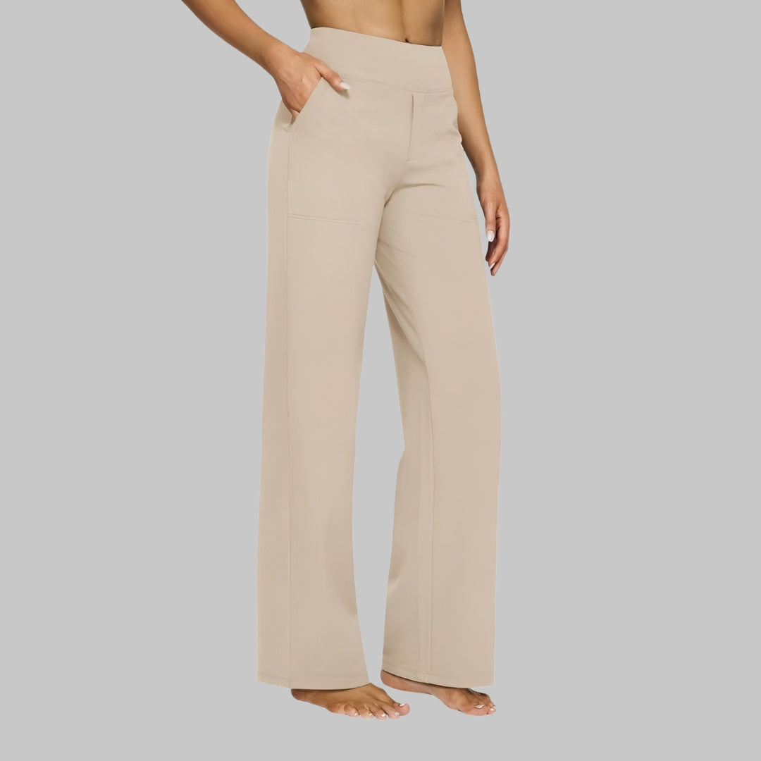 Klara | Comfort Stretch Wide-Leg Pants
