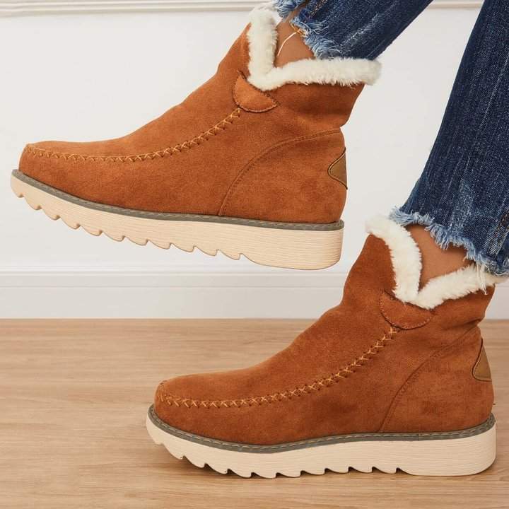 Nora | Waterproof Fur-Lined Winter Ankle Boots