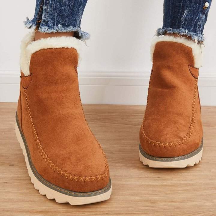 Nora | Waterproof Fur-Lined Winter Ankle Boots