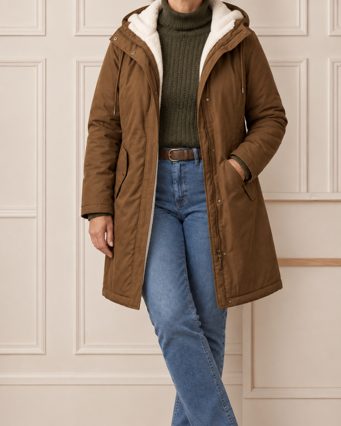 Amelie™ | Cozy Hooded Weatherproof Coat