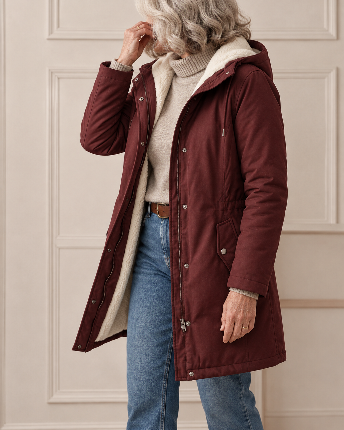 Amelie™ | Cozy Hooded Weatherproof Coat