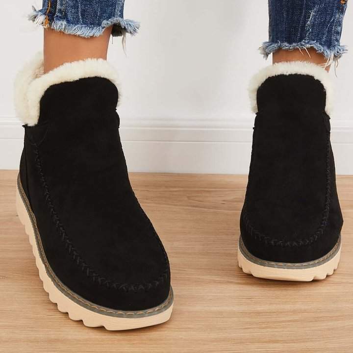 Nora | Waterproof Fur-Lined Winter Ankle Boots