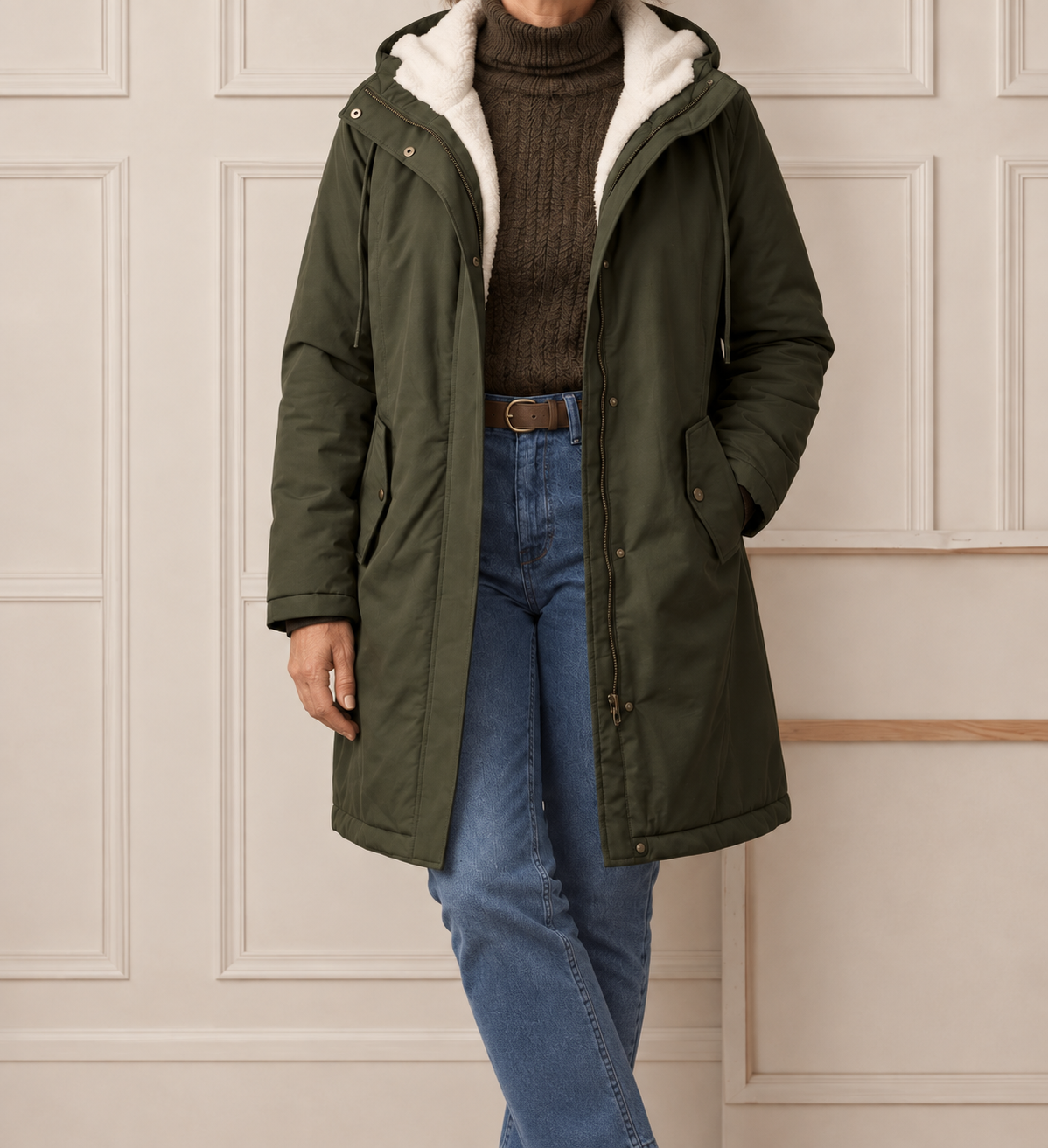 Amelie™ | Cozy Hooded Weatherproof Coat