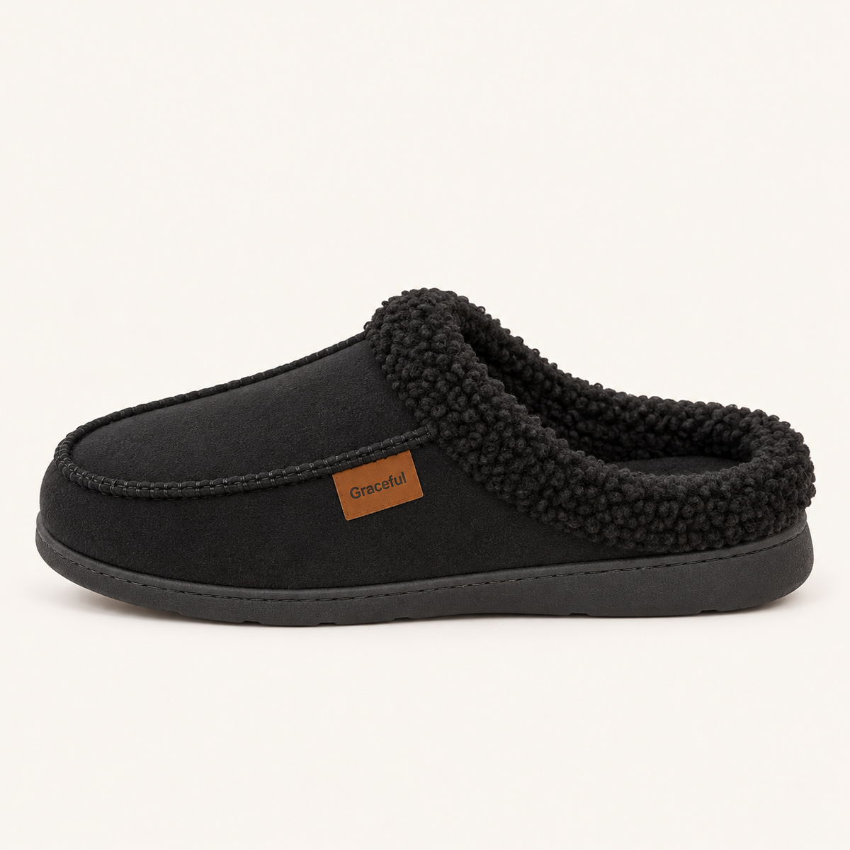 Aurora | Cozy Teddy-Collar Slippers