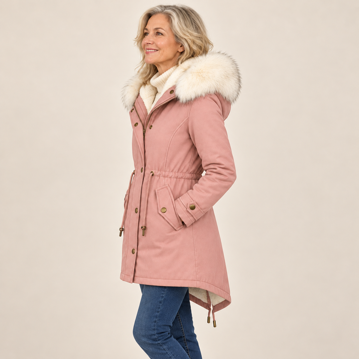 Albane | Elegant Long Winter Parka