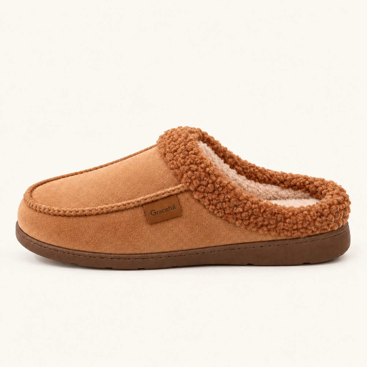 Aurora | Cozy Teddy-Collar Slippers