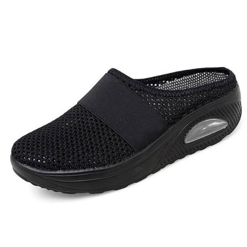 Elaine | Breathable Cushioned Slip-On Mules