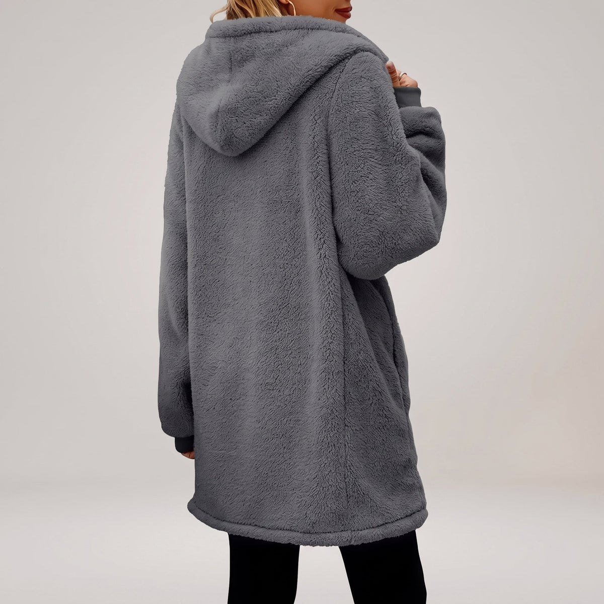 Fiorella | Hooded Fleece Zip Jacket for Women
