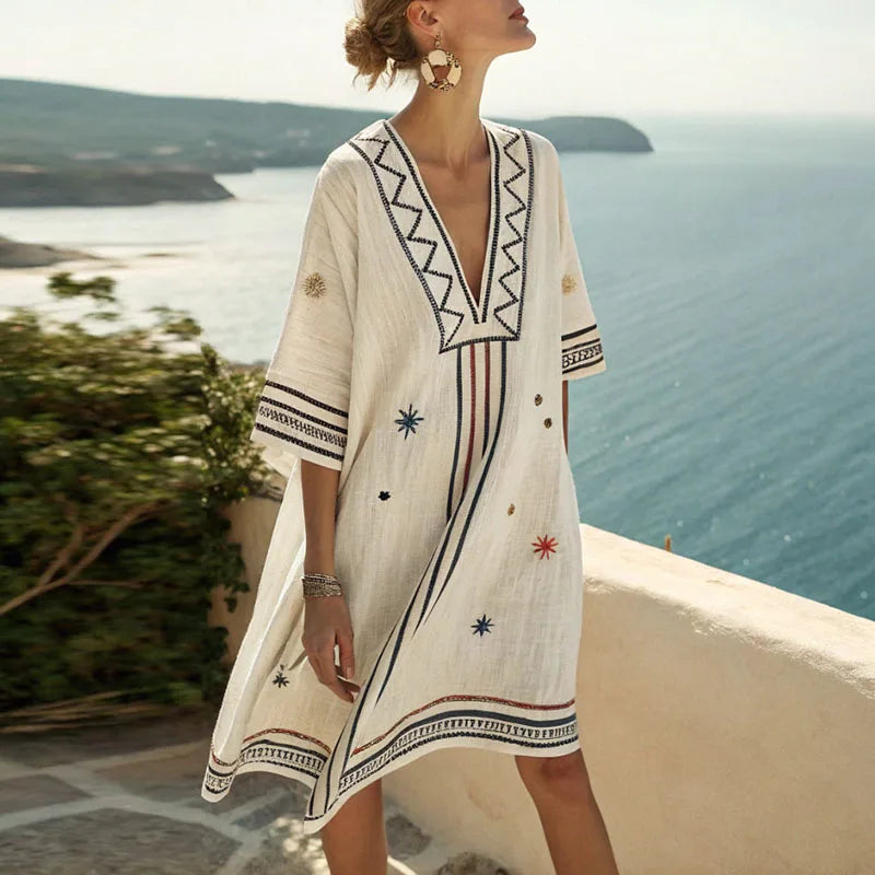 Naomi | Boho Coastal Dress