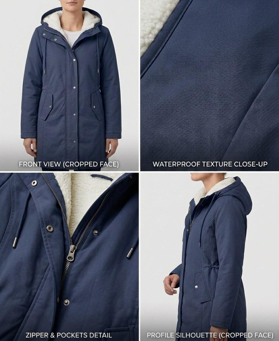 Amelie™ | Cozy Hooded Weatherproof Coat