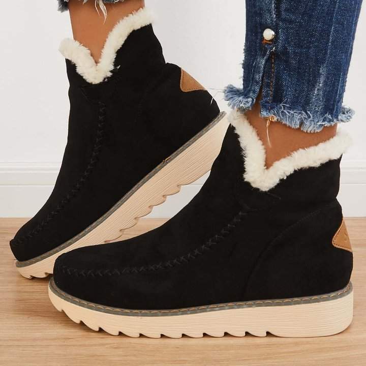 Nora | Waterproof Fur-Lined Winter Ankle Boots