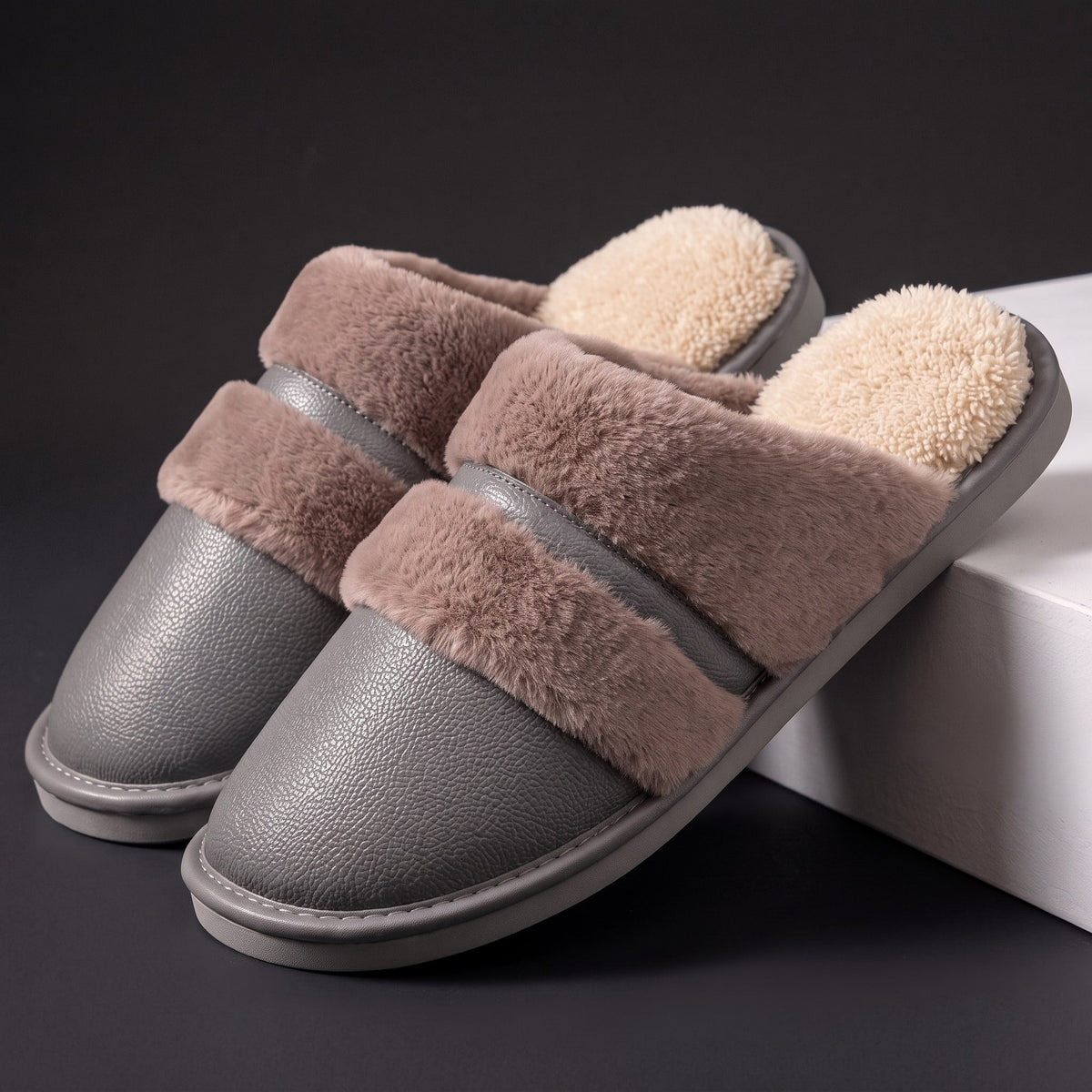 Milano | Men's Cozy Faux-Fur Slippers