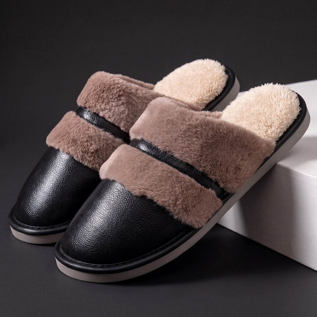 Milano | Men's Cozy Faux-Fur Slippers