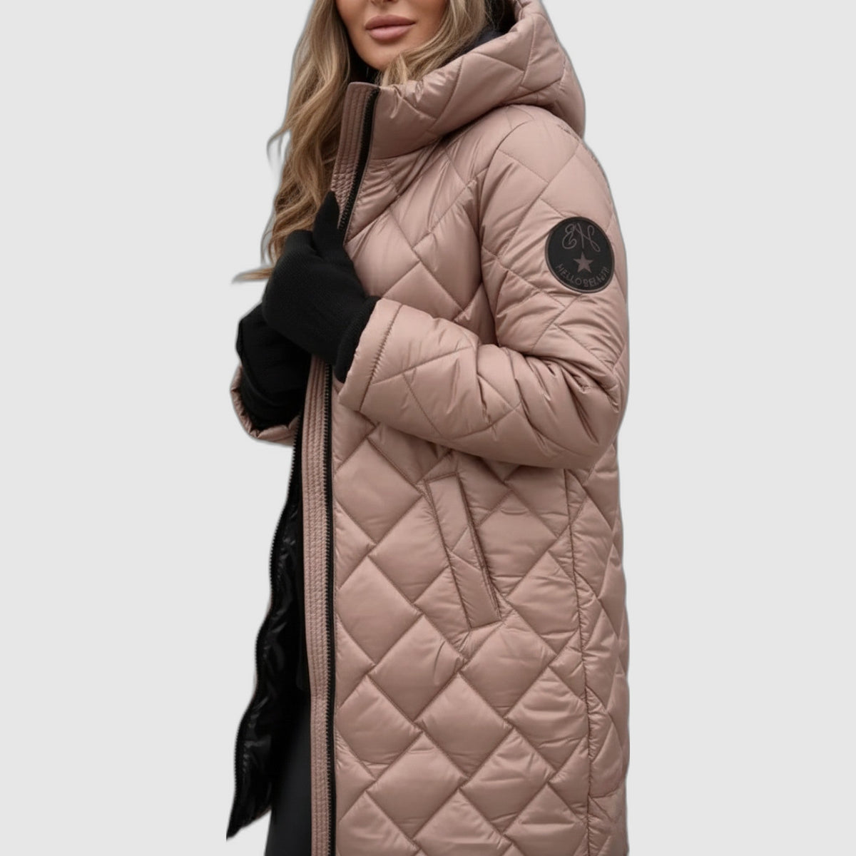 Bogna | Warm Quilted Hooded Jacket