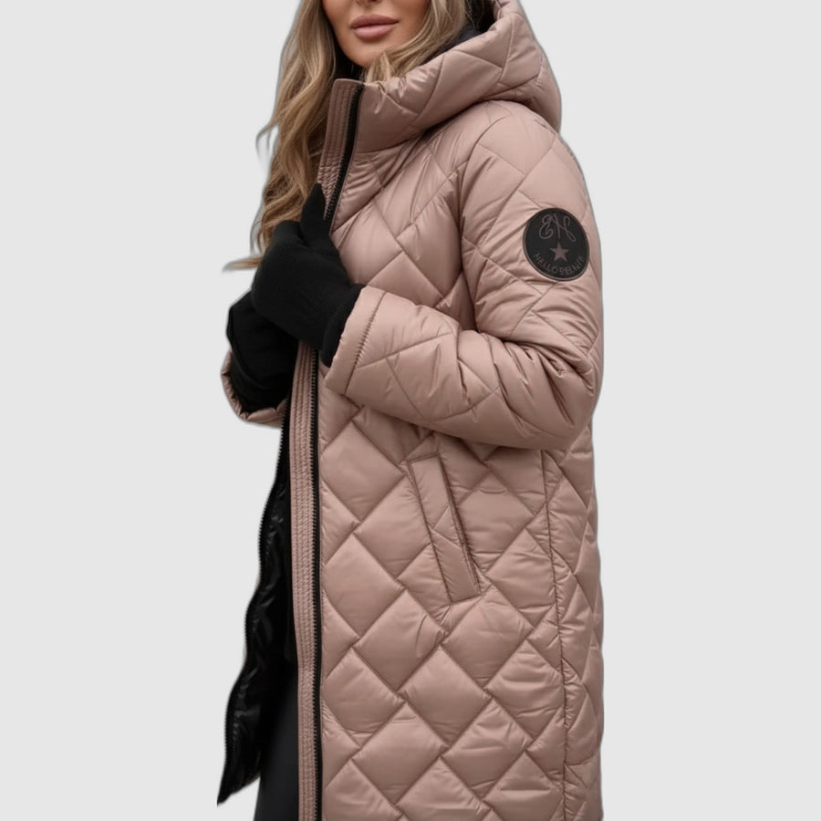 Bogna | Warm Quilted Hooded Jacket