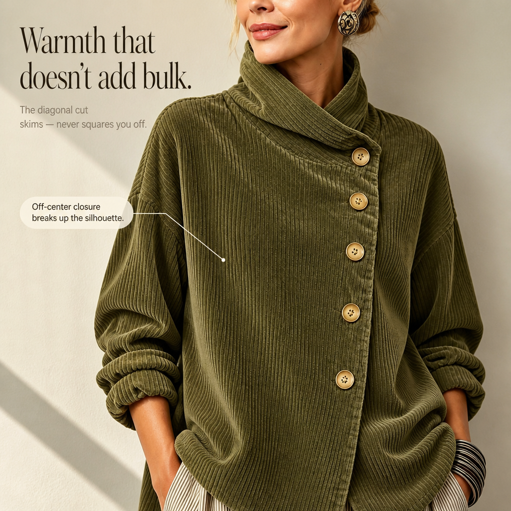 Olivia | The Corduroy Button-Up Top
