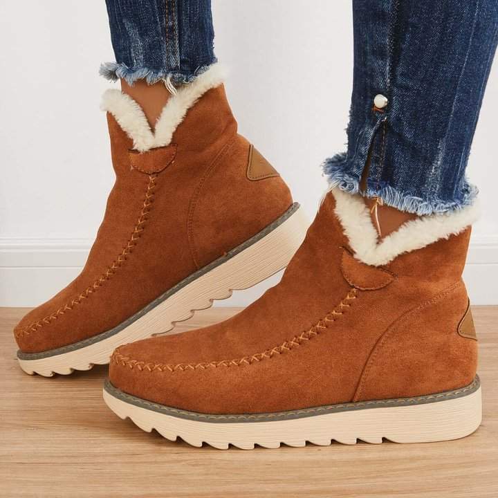 Nora | Waterproof Fur-Lined Winter Ankle Boots