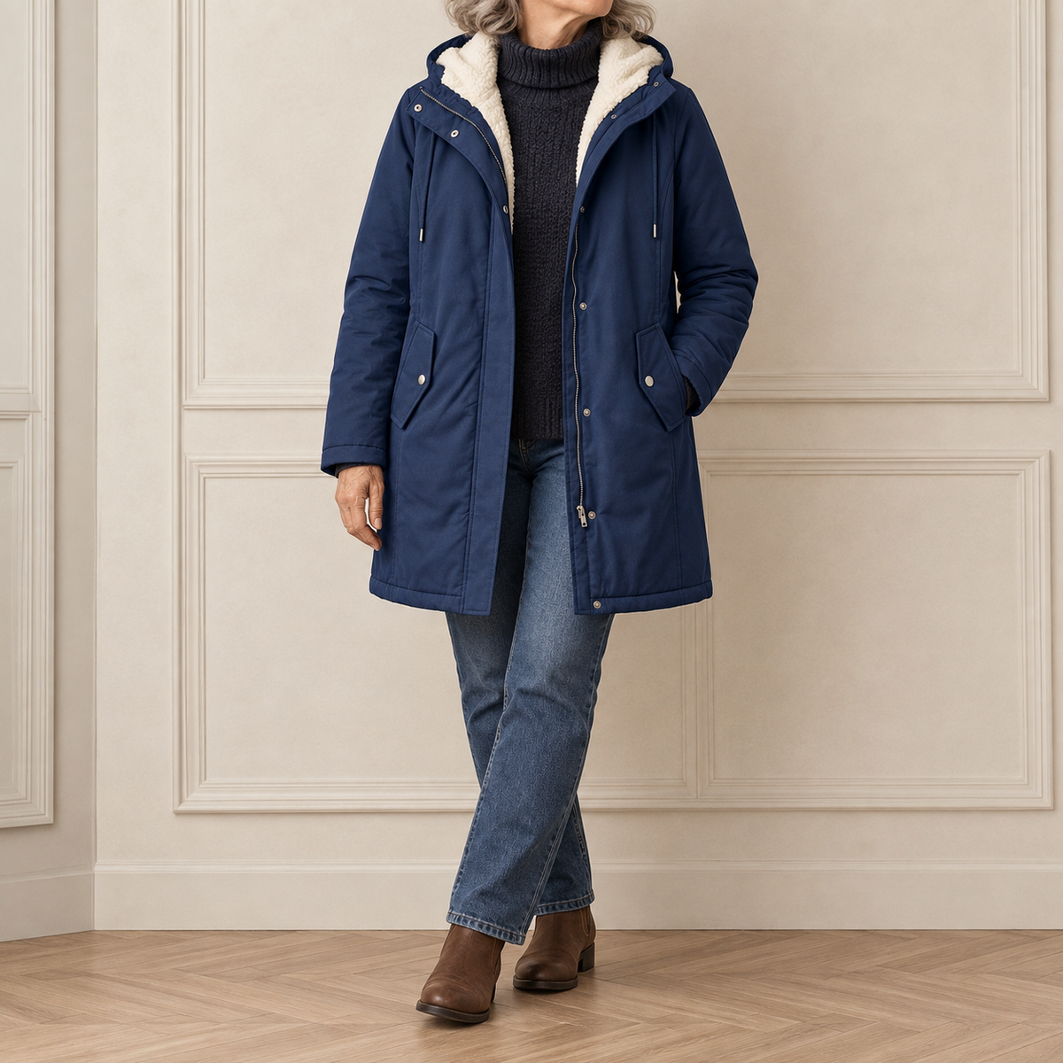 Amelie™ | Cozy Hooded Weatherproof Coat