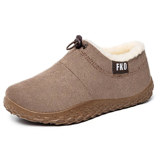 Kamira | Cozy Faux-Fur Lined Slip-On Shoes