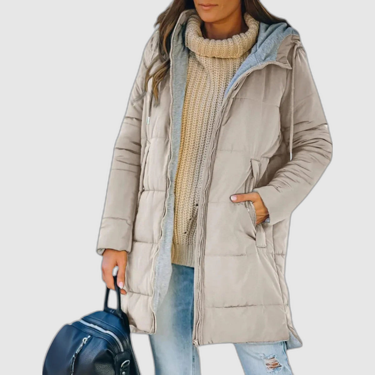 Fiora | Casual Hooded Puffer Jacket