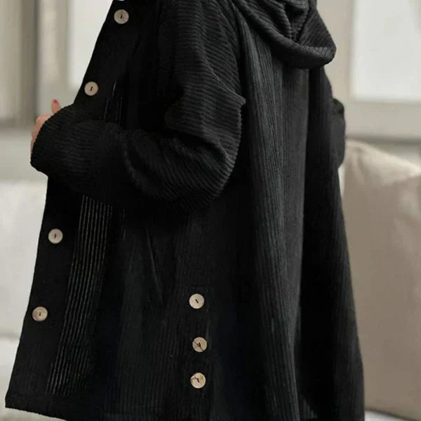 Dana | Cozy Relaxed-Fit Hooded Plush Coat